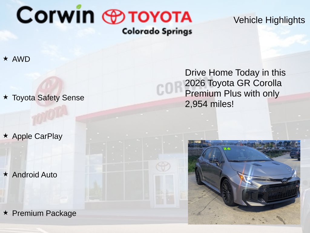 Used 2026 Toyota Corolla GR AWD/4WD image 8