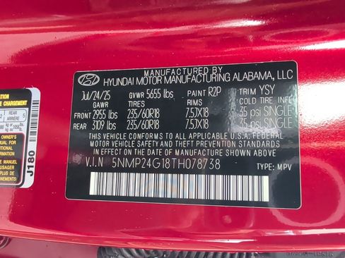 Certified 2026 Hyundai Santa Fe SEL FWD image 35