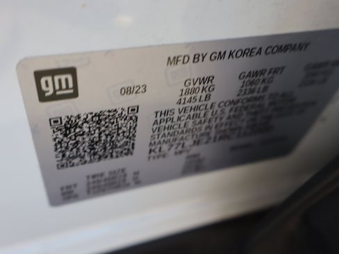 Certified 2024 Chevrolet Trax RS w/ Driver Confidence Package image 43