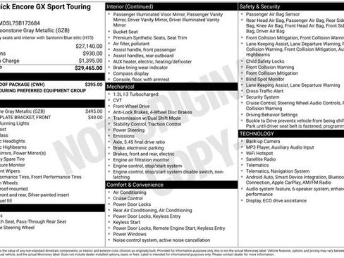Used 2025 Buick Encore GX Sport Touring w/ Black Roof Package FWD image 26