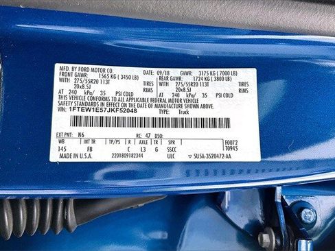 Used 2018 Ford F150 XLT w/ Equipment Group 302A Luxury image 6