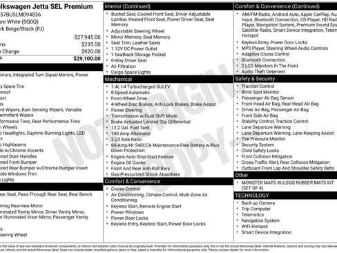 Used 2020 Volkswagen Jetta SEL Premium image 3