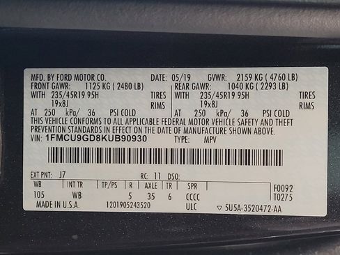 Used 2019 Ford Escape SE AWD/4WD image 33