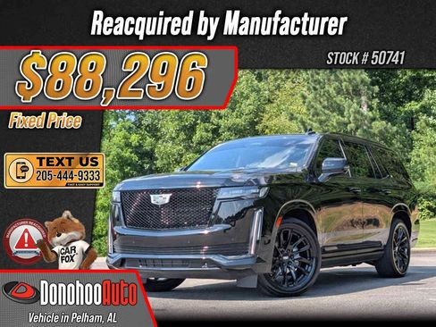 Used 2024 Cadillac Escalade Sport Platinum w/ LPO, ONYX Package AWD/4WD image 1