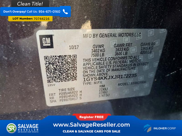 Used 2018 Cadillac Escalade ESV Platinum AWD/4WD image 17