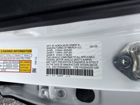 Certified 2025 Honda Accord Touring image 37