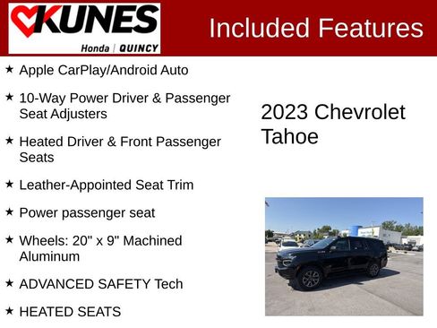 Used 2023 Chevrolet Tahoe Z71 w/ Luxury Package AWD/4WD image 3