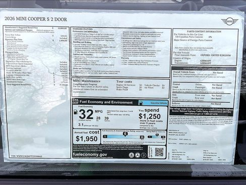 New 2026 MINI Cooper S image 14