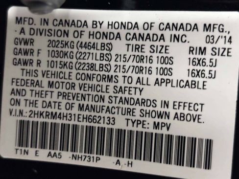 Used 2014 Honda CR-V LX image 35