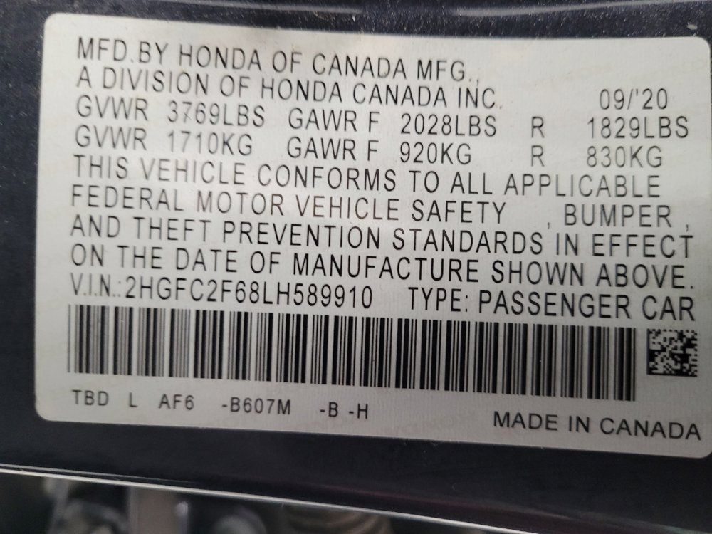 Used 2020 Honda Civic LX image 33