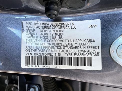 Used 2021 Honda Insight EX image 34