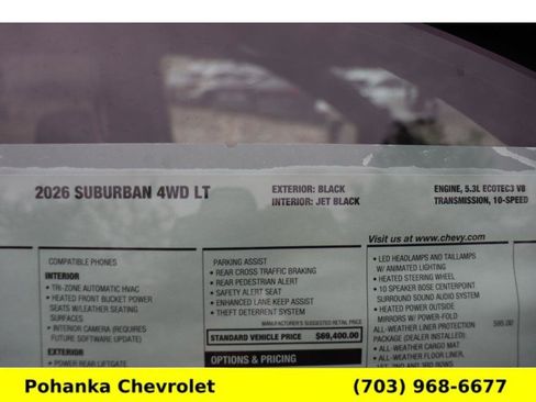 New 2026 Chevrolet Suburban LT w/ Comfort Package image 31