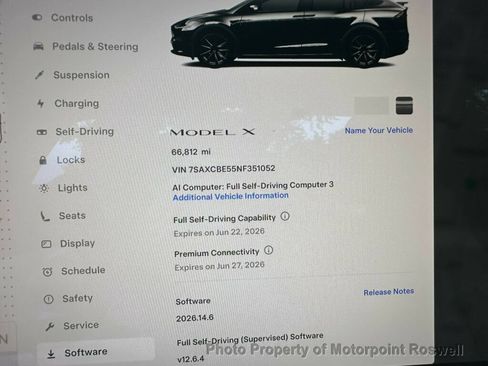 Used 2022 Tesla Model X AWD/4WD image 7
