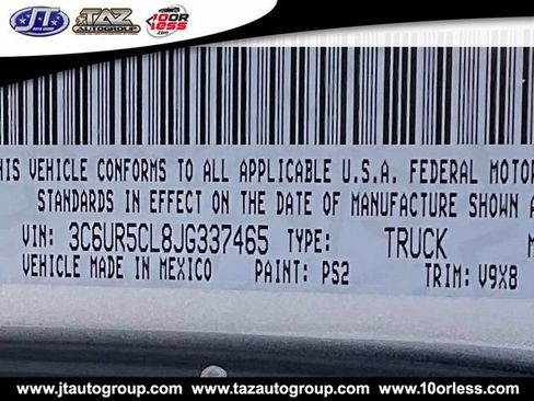 Used 2018 RAM 2500 Tradesman w/ Chrome Appearance Group AWD/4WD image 19