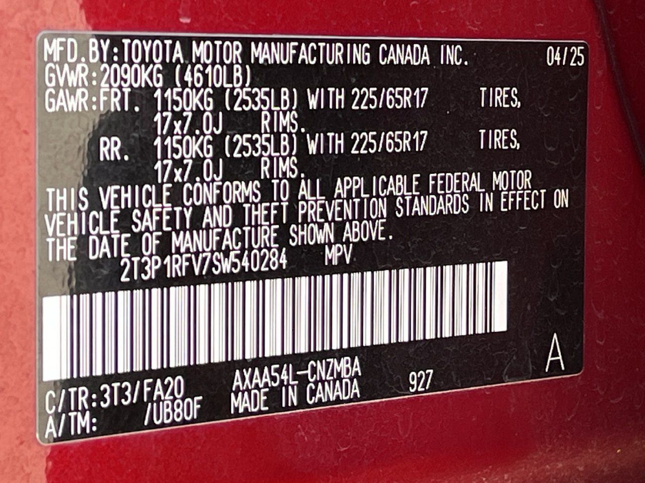 Used 2025 Toyota RAV4 XLE AWD/4WD image 29