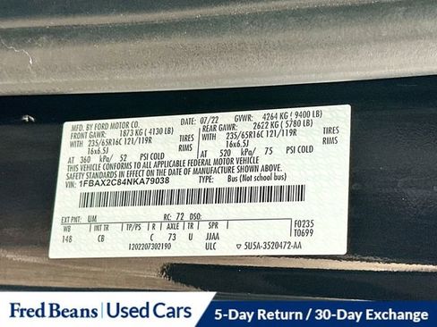 Used 2022 Ford Transit 350 XLT image 32