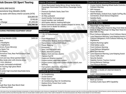 Certified 2024 Buick Encore GX Sport Touring FWD image 35