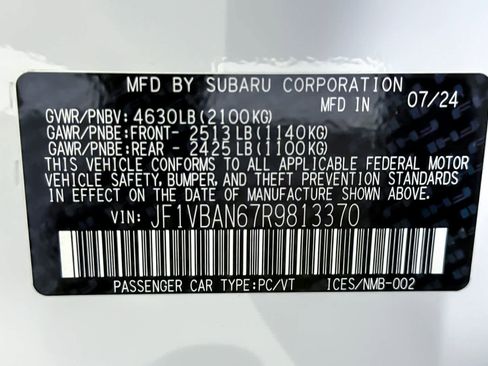 Used 2024 Subaru WRX Limited image 29