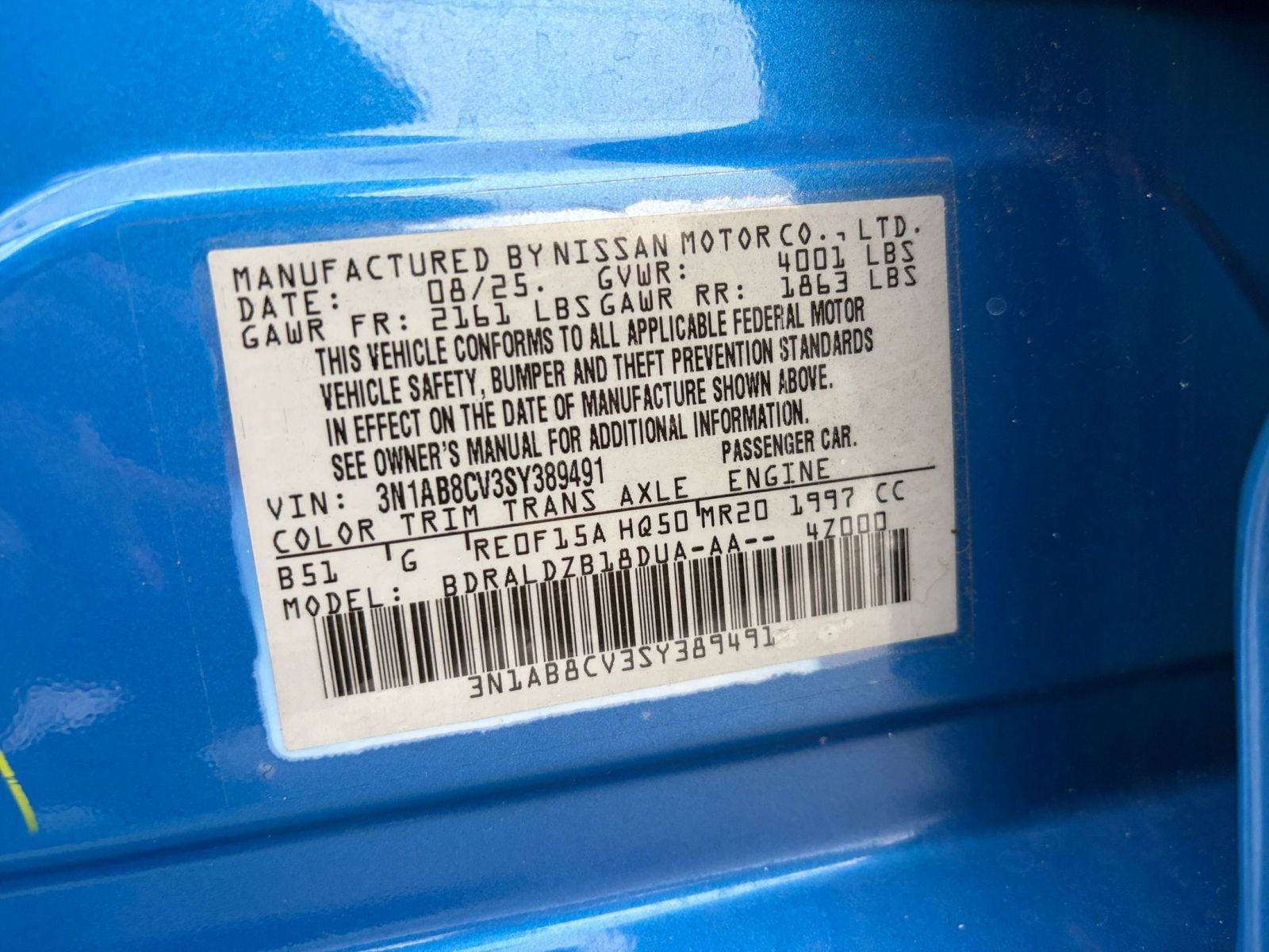 Used 2025 Nissan Sentra SV FWD image 28