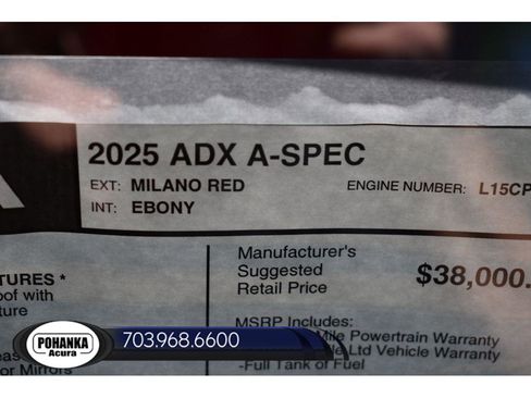New 2025 Acura ADX A-Spec image 35