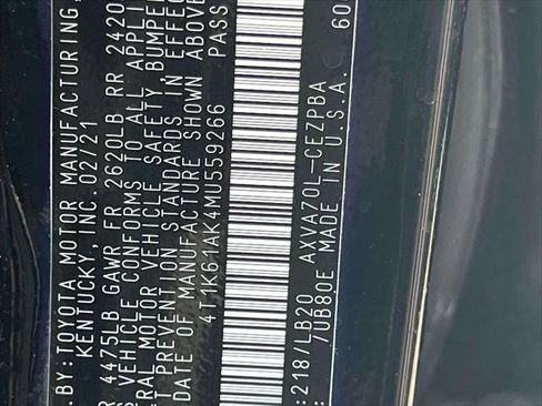 Certified 2021 Toyota Camry XSE image 18