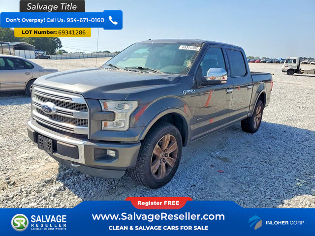 Used 2015 Ford F150 Platinum w/ Equipment Group 701A Luxury AWD/4WD image 1