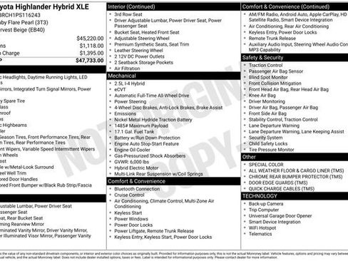 Used 2023 Toyota Highlander XLE image 36