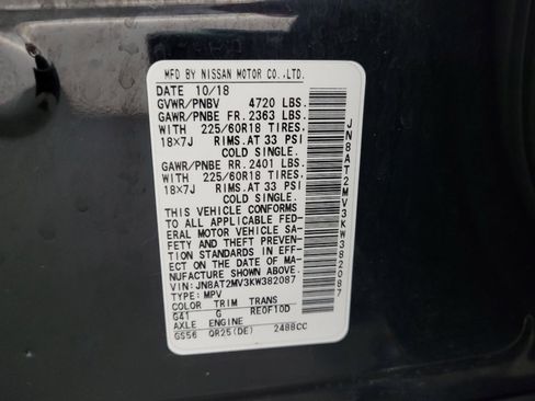Used 2019 Nissan Rogue SV w/ Sun & Sound Touring Package AWD/4WD image 33