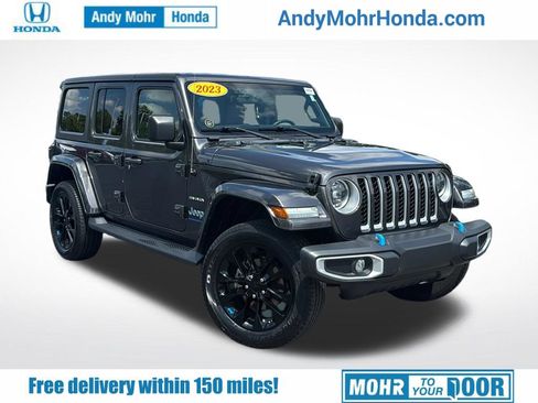 Used 2023 Jeep Wrangler Unlimited Sahara w/ Cold Weather Group AWD/4WD image 1