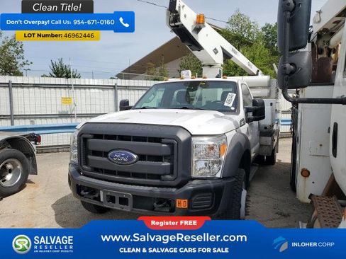 Used 2015 Ford F450 XL w/ Snow Plow Prep Package RWD image 1