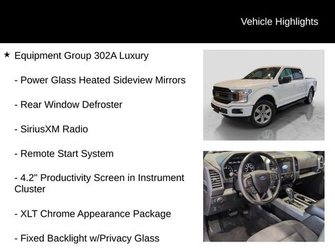 Used 2019 Ford F150 XLT w/ Equipment Group 302A Luxury image 6