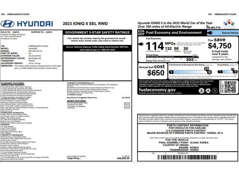 Used 2023 Hyundai Ioniq 5 SEL image 2