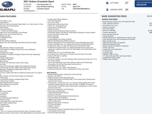 Used 2021 Subaru Crosstrek 2.5i Sport w/ Moonroof Package image 5