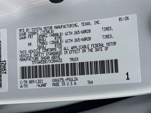 New 2026 Toyota Tundra Limited image 31