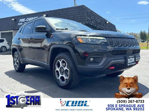 Used 2022 Jeep Compass Trailhawk w/ Trailhawk Elite Group AWD/4WD image 1