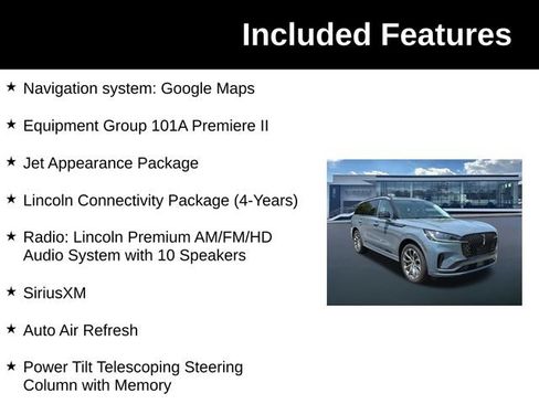 New 2026 Lincoln Aviator AWD w/ Jet Appearance Package image 6