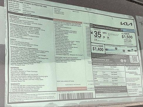 New 2026 Kia Sportage SX Prestige image 13