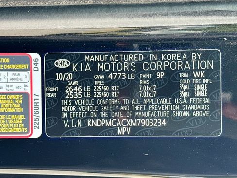 Certified 2021 Kia Sportage LX AWD/4WD image 34