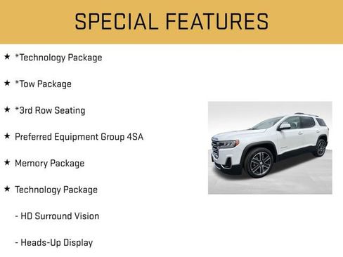 Used 2023 GMC Acadia SLT w/ Technology Package AWD/4WD image 6