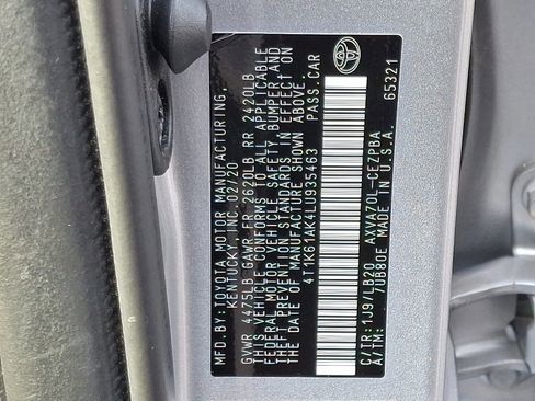 Certified 2020 Toyota Camry XSE image 27