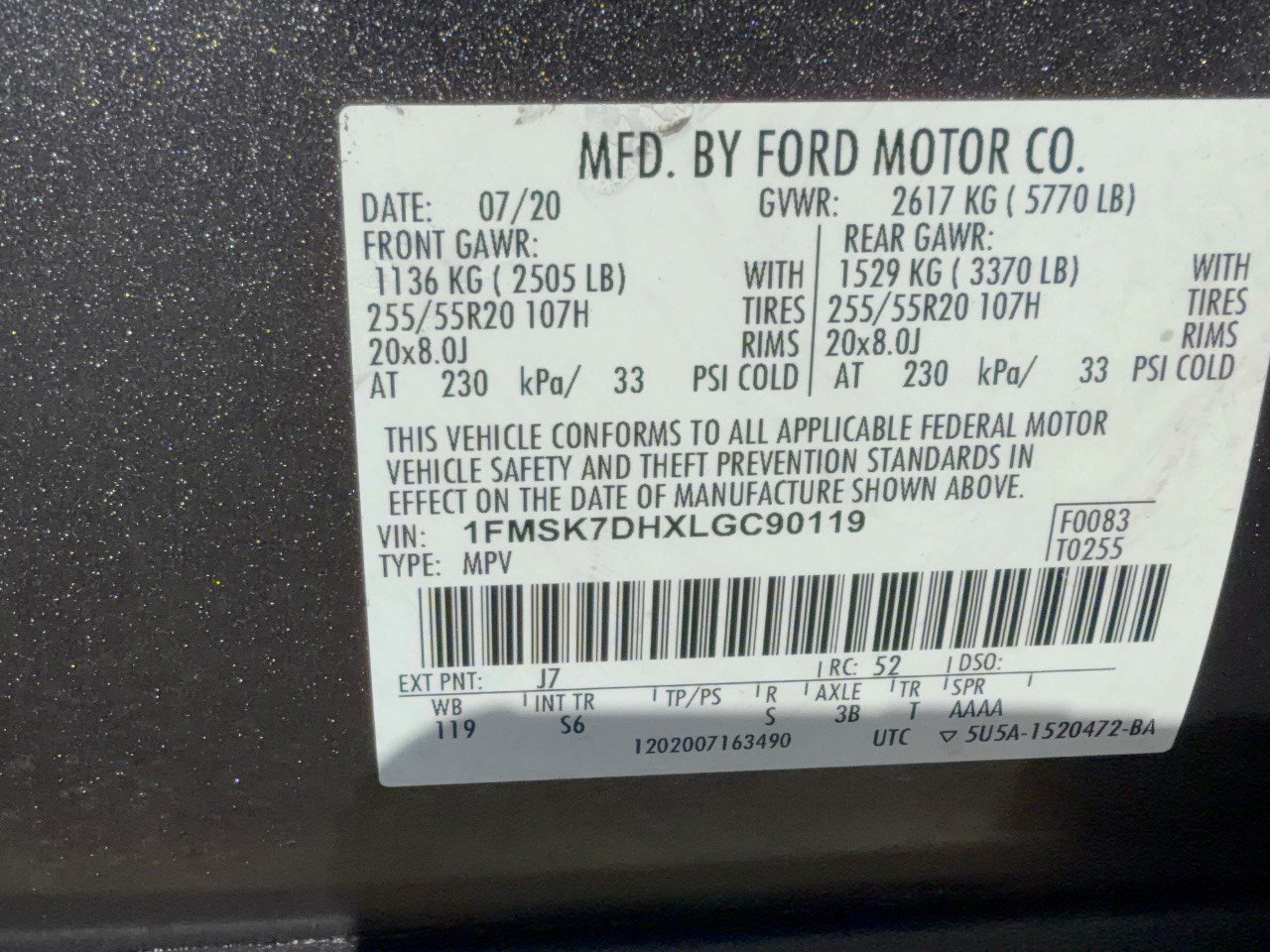 Used 2020 Ford Explorer XLT w/ Equipment Group 202A RWD image 31