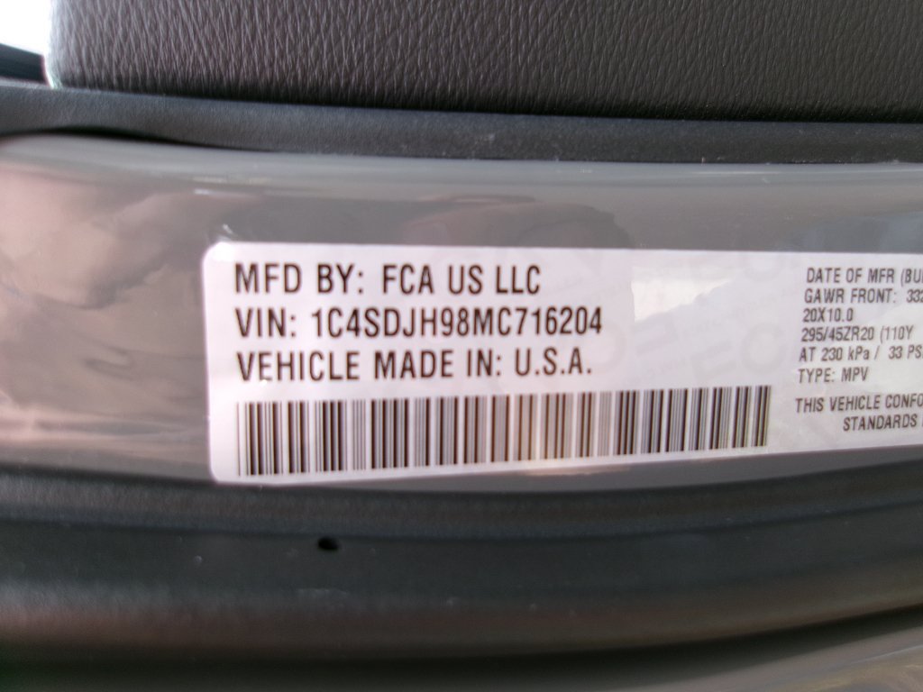 Used 2021 Dodge Durango SRT Hellcat AWD/4WD image 18