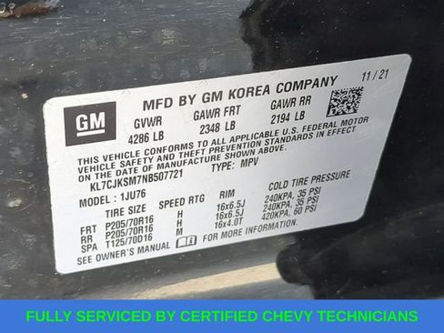 Used 2022 Chevrolet Trax LS w/ Tint and Cruise Package image 48