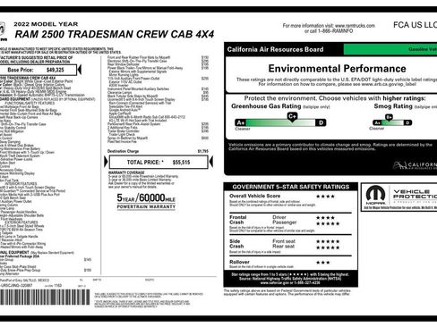 Used 2022 RAM 2500 Tradesman AWD/4WD image 3
