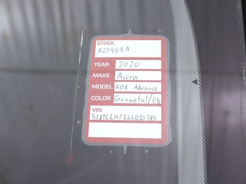 Certified 2020 Acura RDX AWD w/ Advance Package image 31