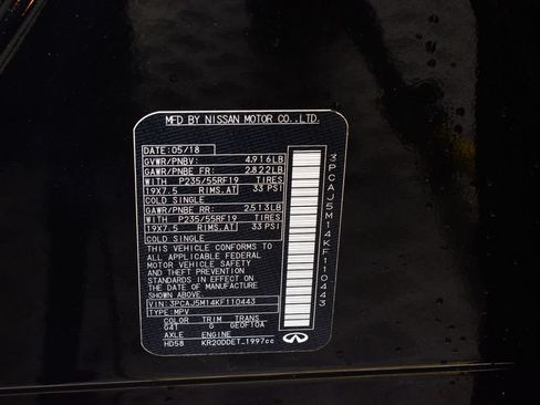 Certified 2019 INFINITI QX50 Essential w/ Proactive Package FWD image 41