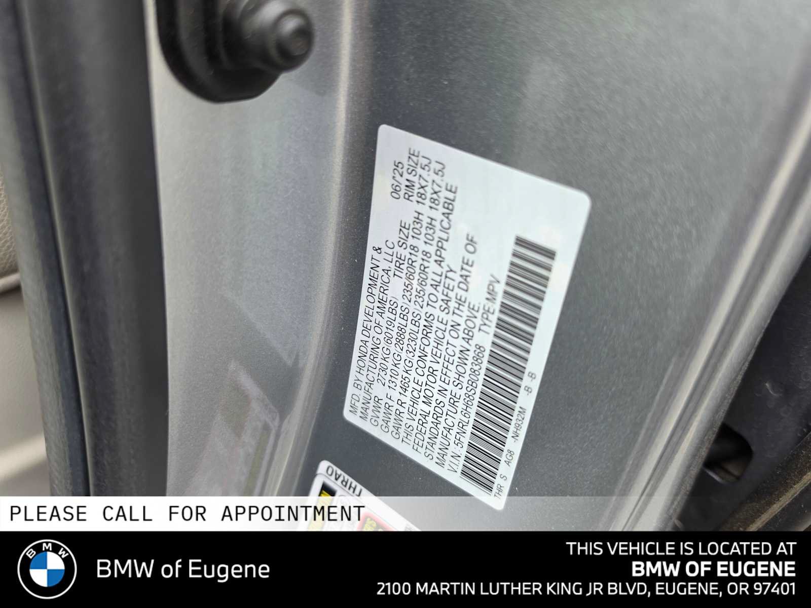 Used 2025 Honda Odyssey EX-L image 25