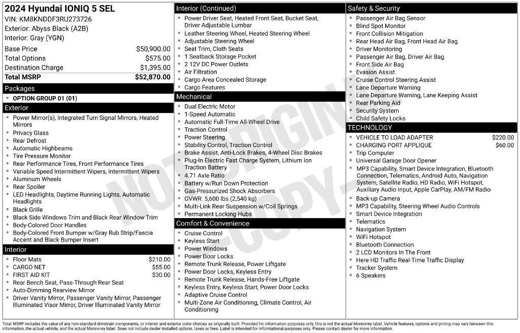 Certified 2024 Hyundai Ioniq 5 SEL AWD/4WD image 3
