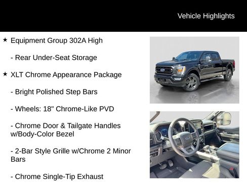 Used 2022 Ford F150 XLT w/ Equipment Group 302A High AWD/4WD image 16