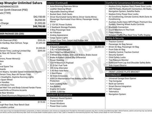 Used 2022 Jeep Wrangler Unlimited Sahara image 16